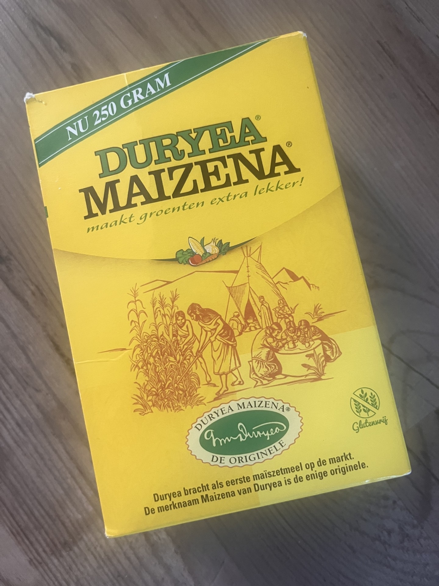 Een doosje maizena